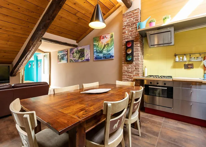 Apartmán Attico Vicino Stazione Turín